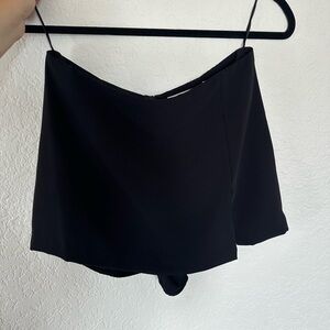 Amanda Uprichard slit mini skirt with shorts